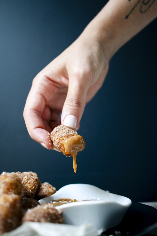 Churro Tater Tots with Homemade Dulce de Leche | I Will Not Eat Oysters