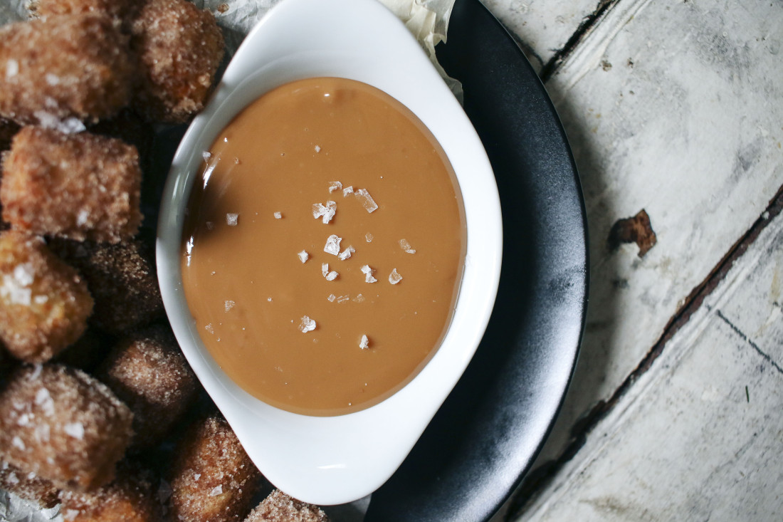 Churro Tater Tots with Homemade Dulce de Leche | I Will Not Eat Oysters