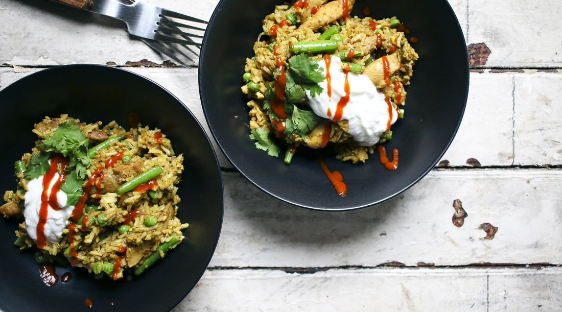 Chicken Curry Fried Rice