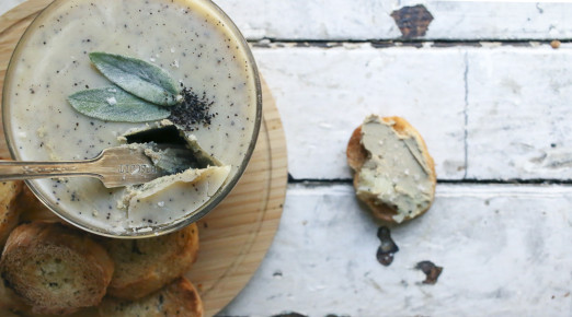 Bourbon Sage Paté with clarified coffee butter | I Will Not Eat Oysters