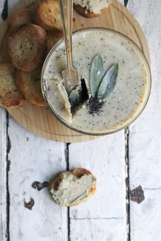 Bourbon Sage Paté with clarified coffee butter | I Will Not Eat Oysters