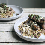 Kofta Kebabs & Freekeh Salad with Tahini Dressing and Dried Cherries| Modern Israeli Cooking| I Will Not Eat Oysters