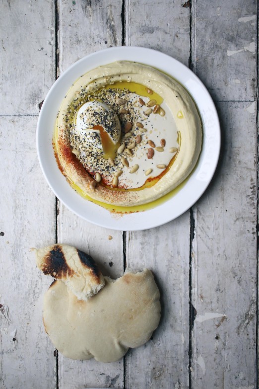 Hummus & Tahina with Soft Boiled Egg and Everything Bagel Spice | I Will Not Eat Oysters