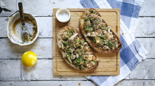 Tuna Toast with Chermoula | delicious way to elevate canned tuna | I Will Not Eat Oysters