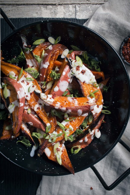 Roasted Yams with Honey, Espelette & Lime Yogurt from Gjelina Cookbook | I Will Not Eat Oysters