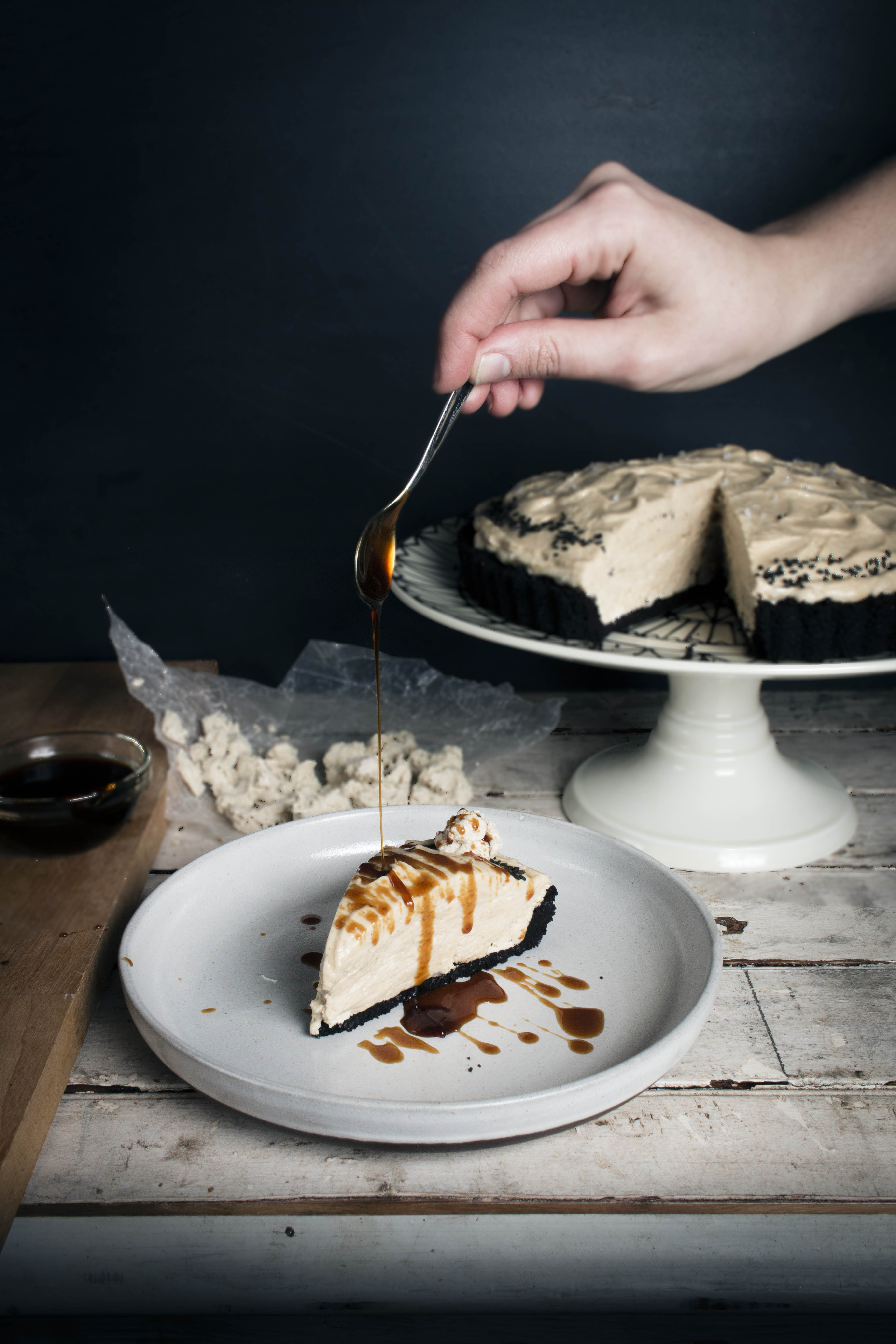 Tahini Mousse Pie with Silan and Halva | I Will Not Eat Oysters