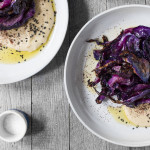 Homemade Hummus with Roasted Red Cabbage | I Will Not Eat Oysters