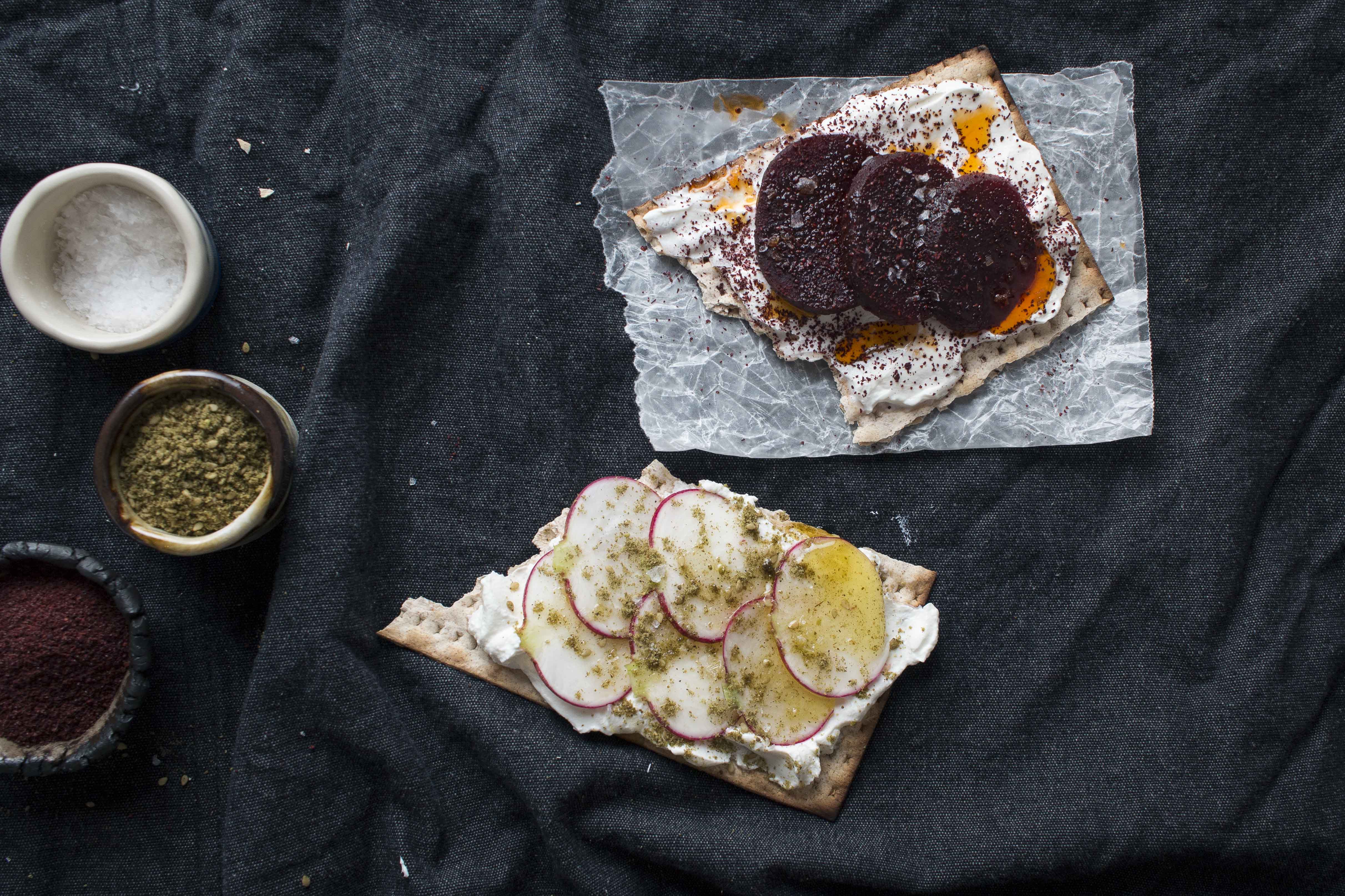 Matza & Labne "Toasts" | I Will Not Eat Oysters