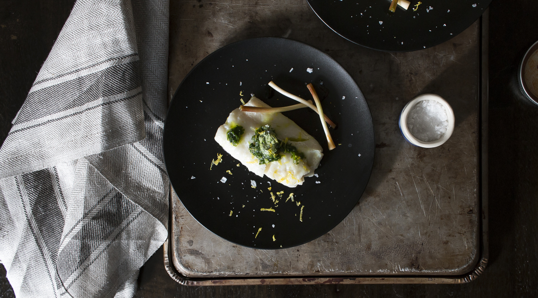 Ramp Butter & Pickled Ramps on Toast and Poached Fish | I Will Not Eat Oysters
