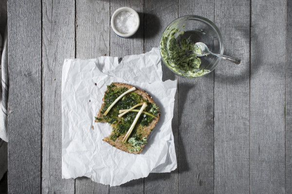 Ramp Butter & Pickled Ramps on Toast and Poached Fish | I Will Not Eat Oysters