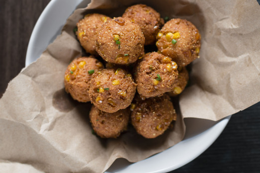 Matza Ball Hush Puppies with Curry Mayo | I Will Not Eat Oysters