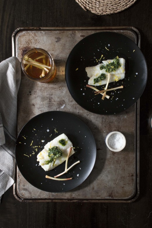 Ramp Butter & Pickled Ramps on Toast and Poached Fish | I Will Not Eat Oysters