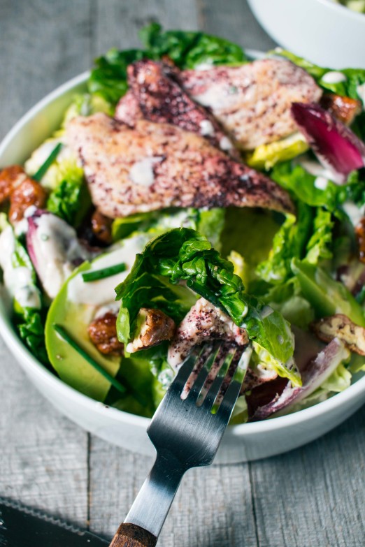 Sumac Chicken Salad with Labne Ranch Dressing | Recipe from I Will Not Eat Oysters