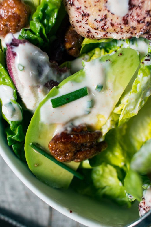 Sumac Chicken Salad with Labne Ranch Dressing | Recipe from I Will Not Eat Oysters