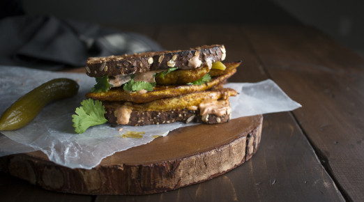 Chicken Shawarma Sandwich with Harissa Mayo | I Will Not Eat Oysters