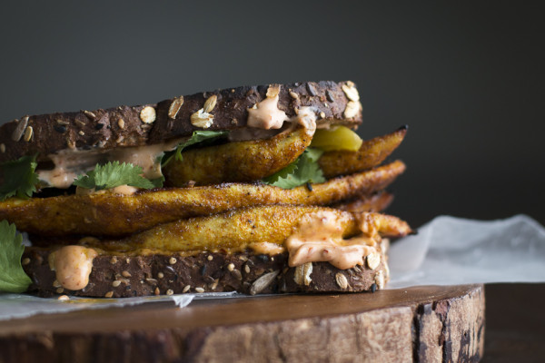 Chicken Shawarma Sandwich with Harissa Mayo | I Will Not Eat Oysters