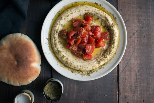 Za'atar Tomatoes and Hummus | I Will Not Eat Oysters