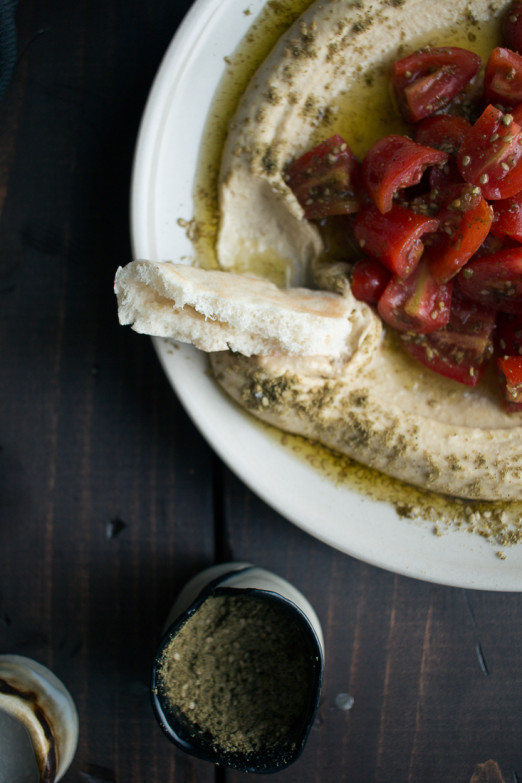 Za'atar Tomatoes and Hummus | I Will Not Eat Oysters