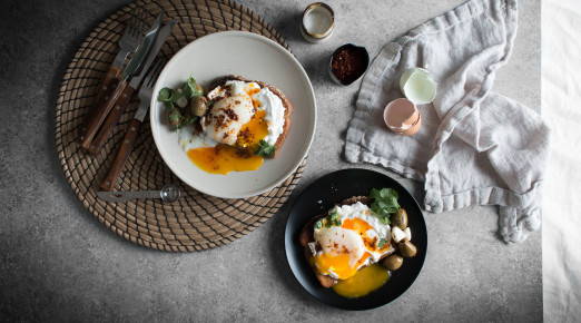 Turkish Cilbir Toast with Aleppo Butter | Recipe from I Will Not Eat Oysters