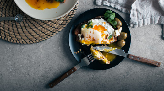 Turkish Cilbir Toast with Aleppo Butter | Recipe from I Will Not Eat Oysters