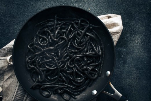 Sorrel Pesto with Homemade Squid Ink Pici | Recipe from I Will Not Eat Oysters