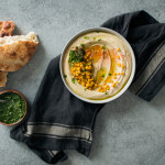 Hummus with Smoked Paprika Corn and Schug |Recipe from I Will Not Eat Oysters