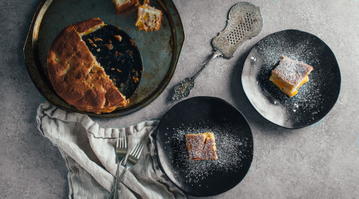 Basic Peach Cake but with Bourbon | Recipe from I Will Not Eat Oysters