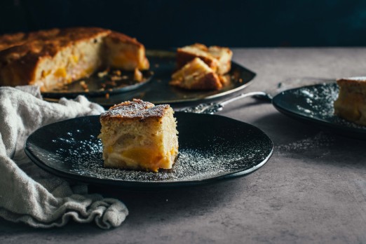Basic Peach Cake but with Bourbon | Recipe from I Will Not Eat Oysters