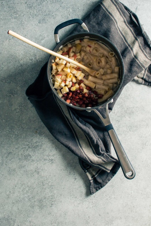 Walnut Brie Mac & Cheese with Apples & Pancetta | I Will Not Eat Oysters from Molly on the Range