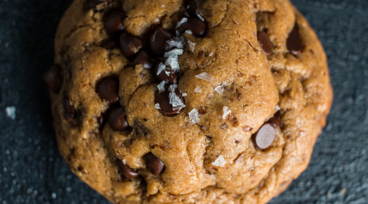 Salted Tahini Chocolate Chip Cookies | From Cake in a Crate + I Will Not Eat Oysters