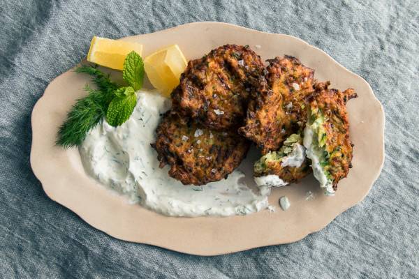 Zucchini + Nigella Fritters from Small Victories | I Will Not Eat Oysters