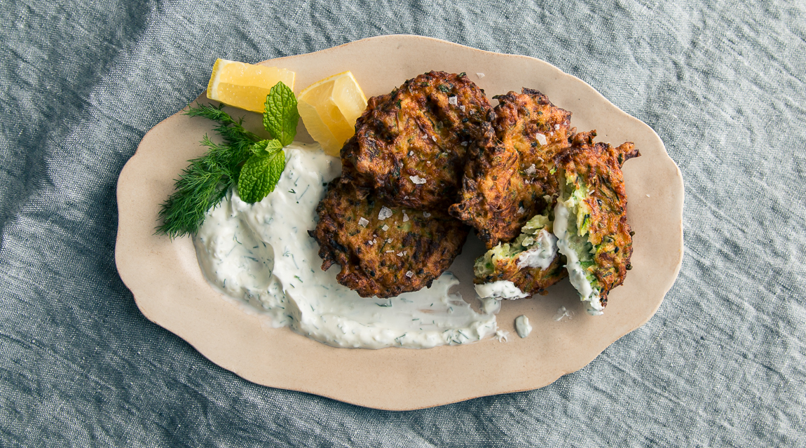 Zucchini + Nigella Fritters from Small Victories | I Will Not Eat Oysters