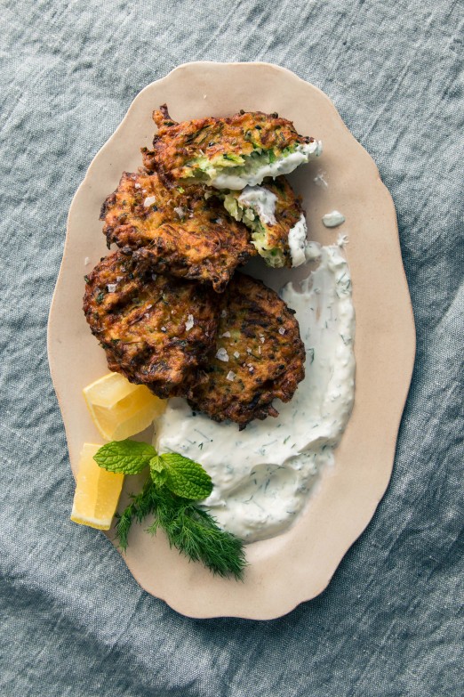 Zucchini + Nigella Fritters from Small Victories | I Will Not Eat Oysters