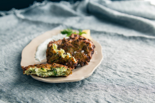 Zucchini + Nigella Fritters from Small Victories | I Will Not Eat Oysters