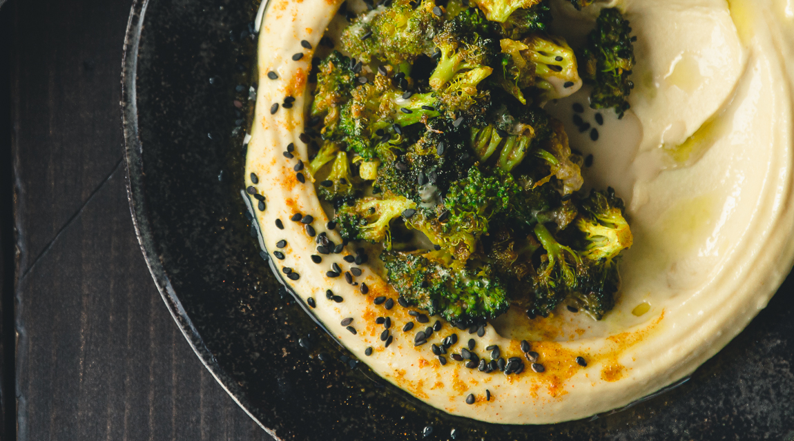 Shawarma Spiced Broccoli Hummus | A recipe from Danielle Oron of I Will Not Eat Oysters