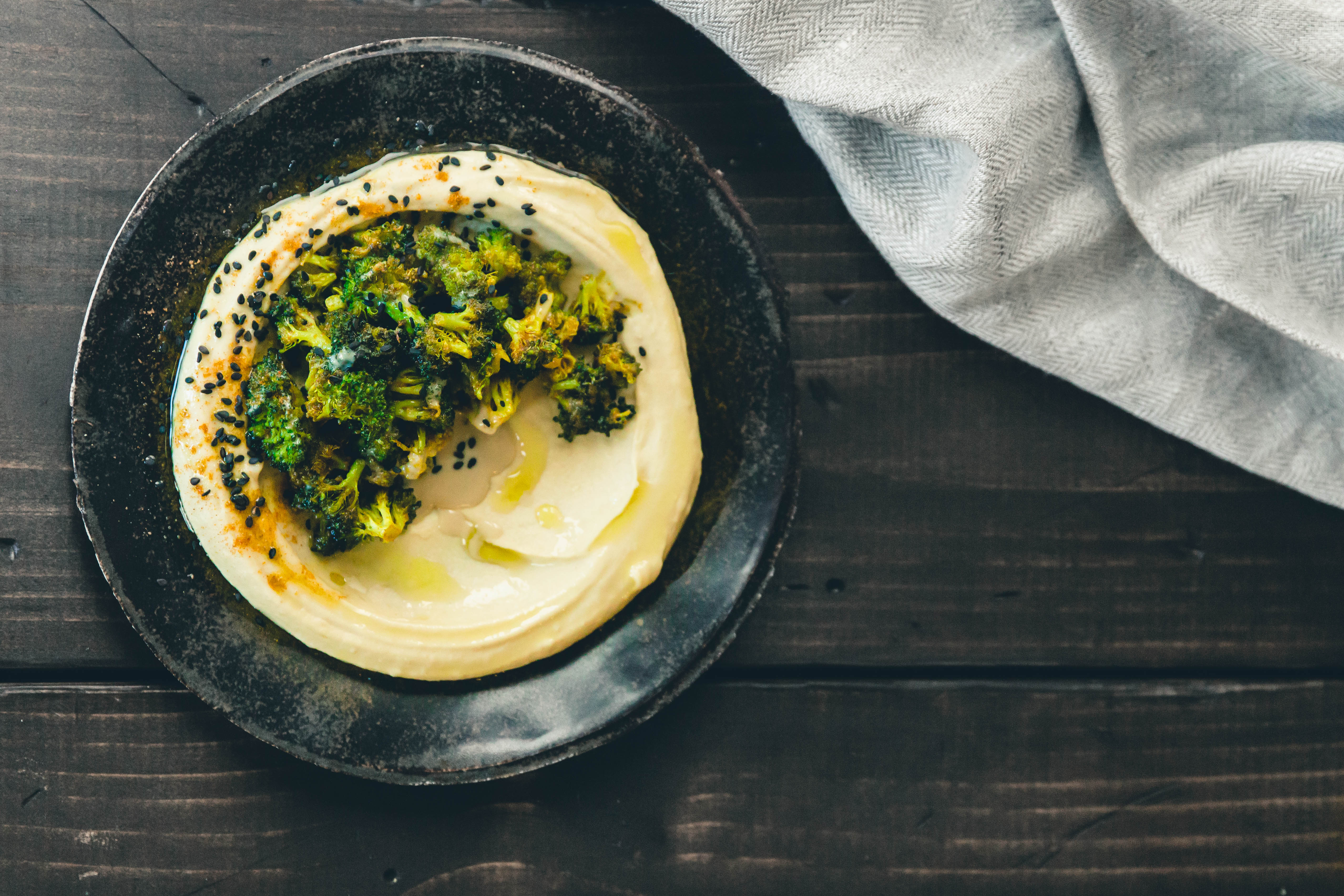 Shawarma Spiced Broccoli Hummus | A recipe from Danielle Oron of I Will Not Eat Oysters