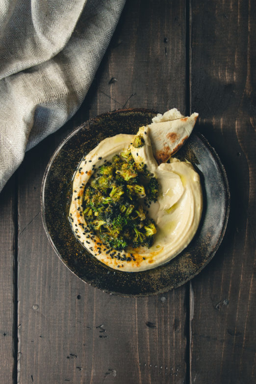 Shawarma Spiced Broccoli Hummus | A recipe from Danielle Oron of I Will Not Eat Oysters