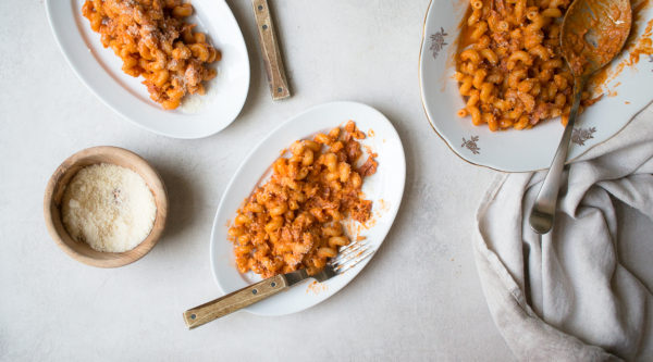 Cavatappi e Salami alla Vodka