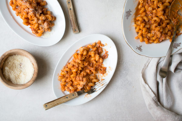 Cavatappi e Salami alla Vodka