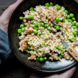 Pastina with Sausage, Peas, and Za'atar Recipe