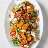 End of the Season Panzanella with Za'atar and Sumac Sourdough Croutons