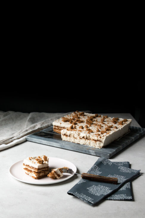 Lotus Biscoff and Earl Grey Cream Icebox Cake