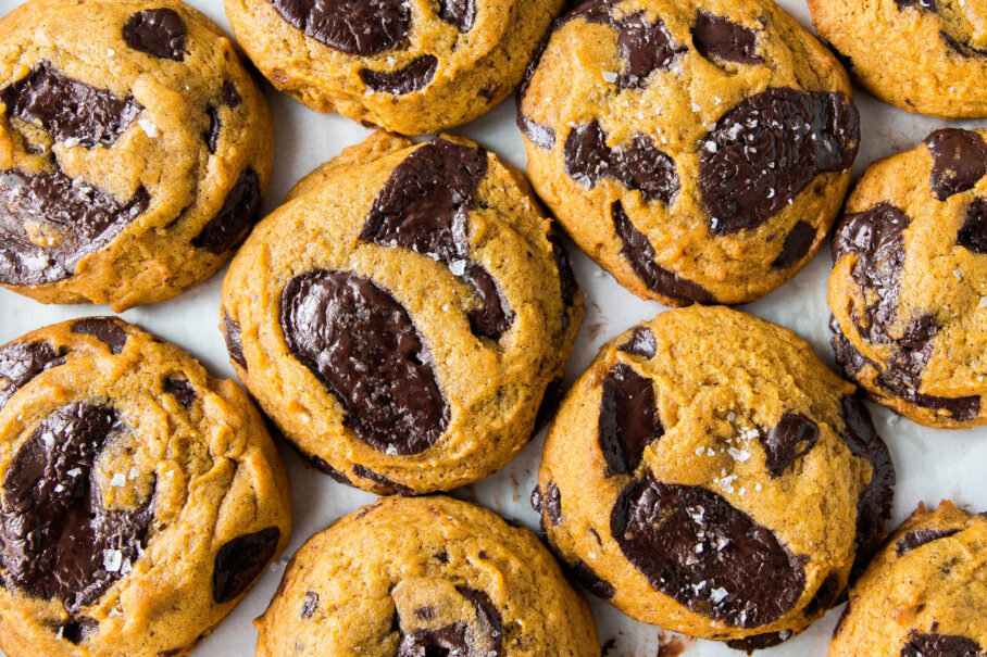 Brown Butter Tahini Rye Cookie Cups - I Will Not Eat Oysters