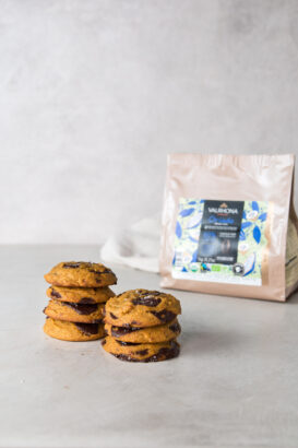 The Best CHEWY Pumpkin Chocolate Chip Cookie
