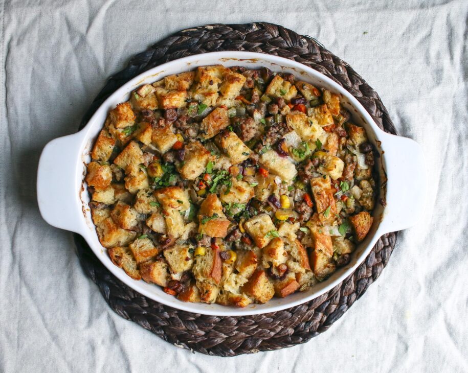 My Make-Ahead Stuffing