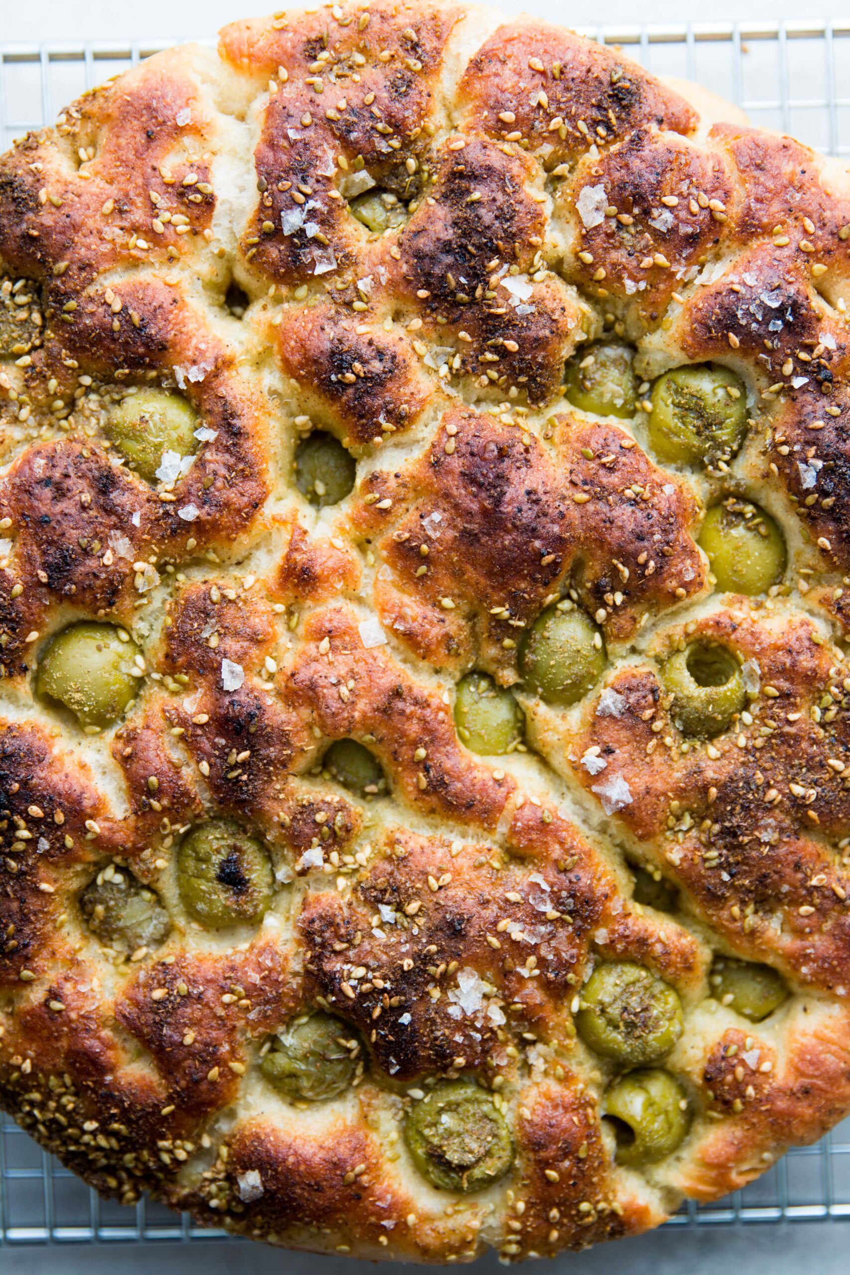 Olive and Za'atar Focaccia