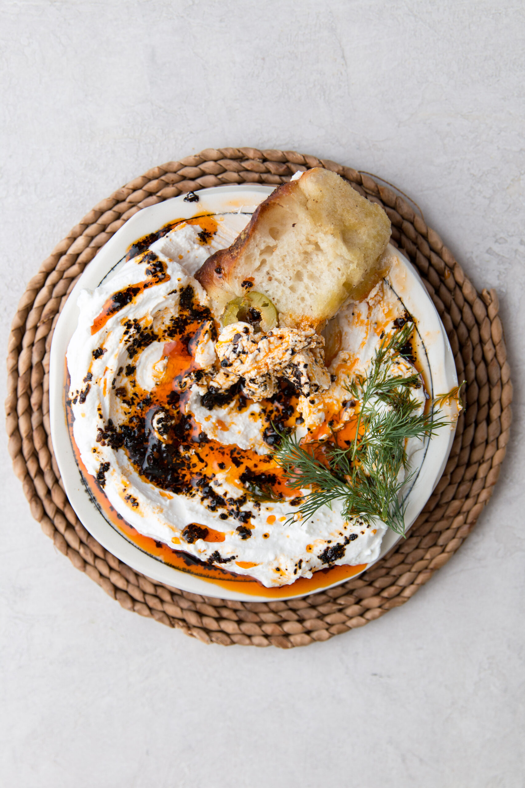Whipped Feta Dip with Urfa Chili Oil