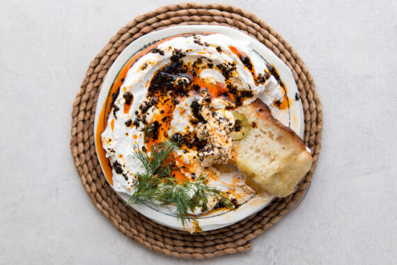 Whipped Feta Dip with Urfa Chili Oil