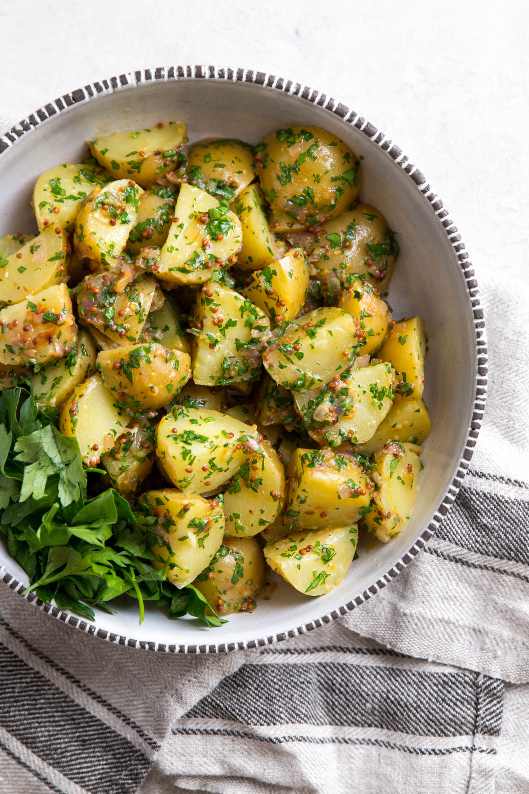 Warm Schmaltz Potato Salad