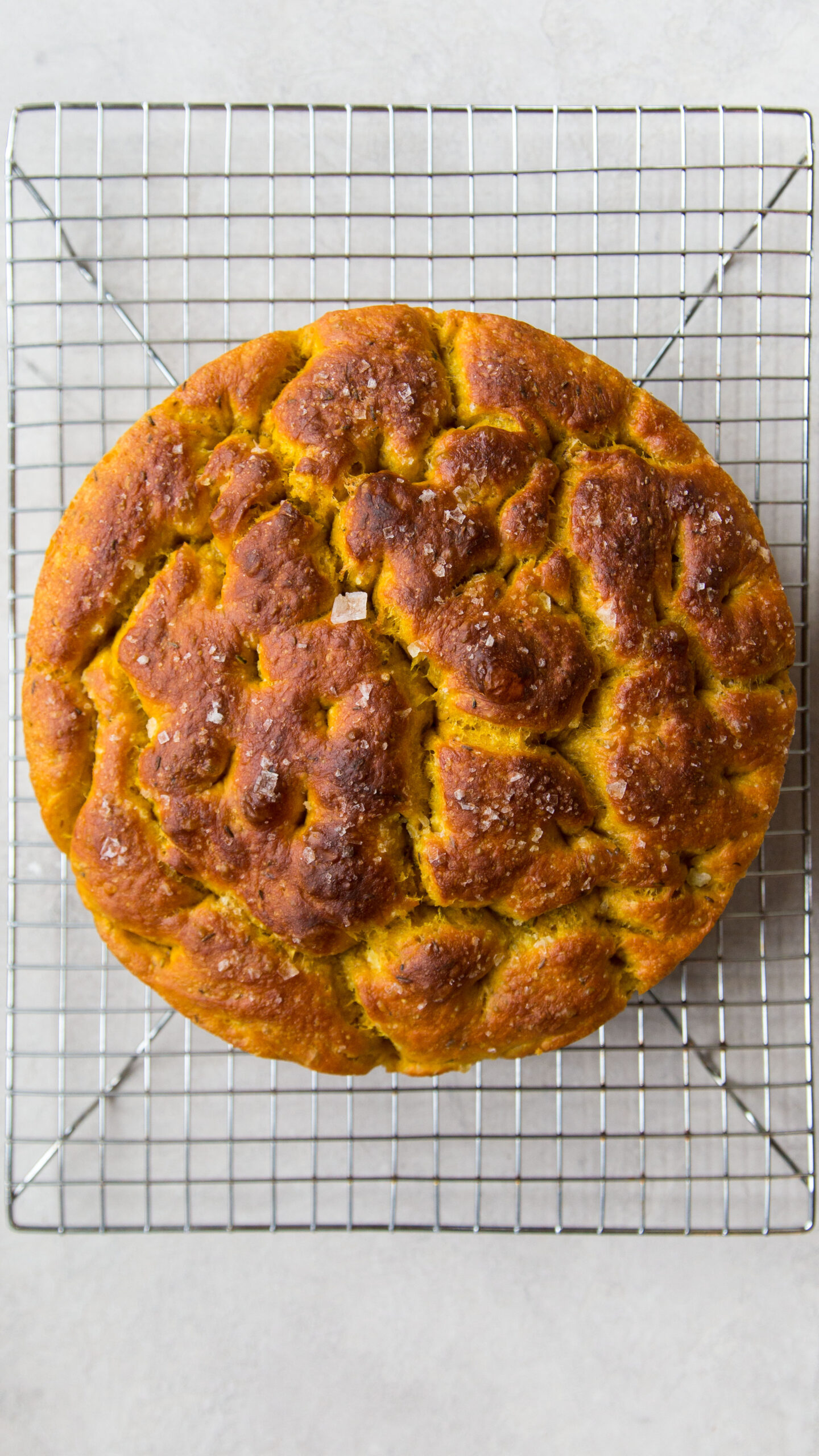 Golden Cumin Focaccia
